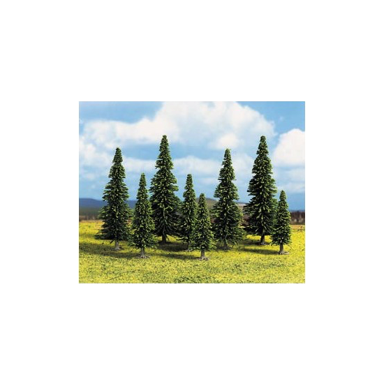 NOCH 26825 - Zestaw 25 drzew iglastych - świerk , wysokość 5-14 cm